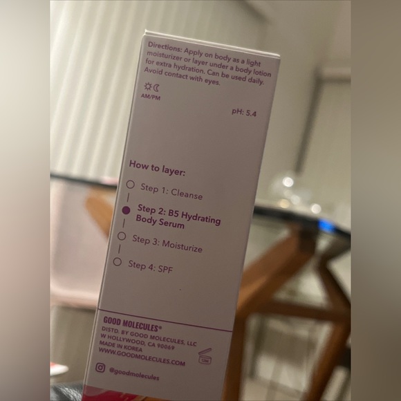 Good Molecules B5 Hydrating Body Serum FULL size new in box - Picture 3 of 3